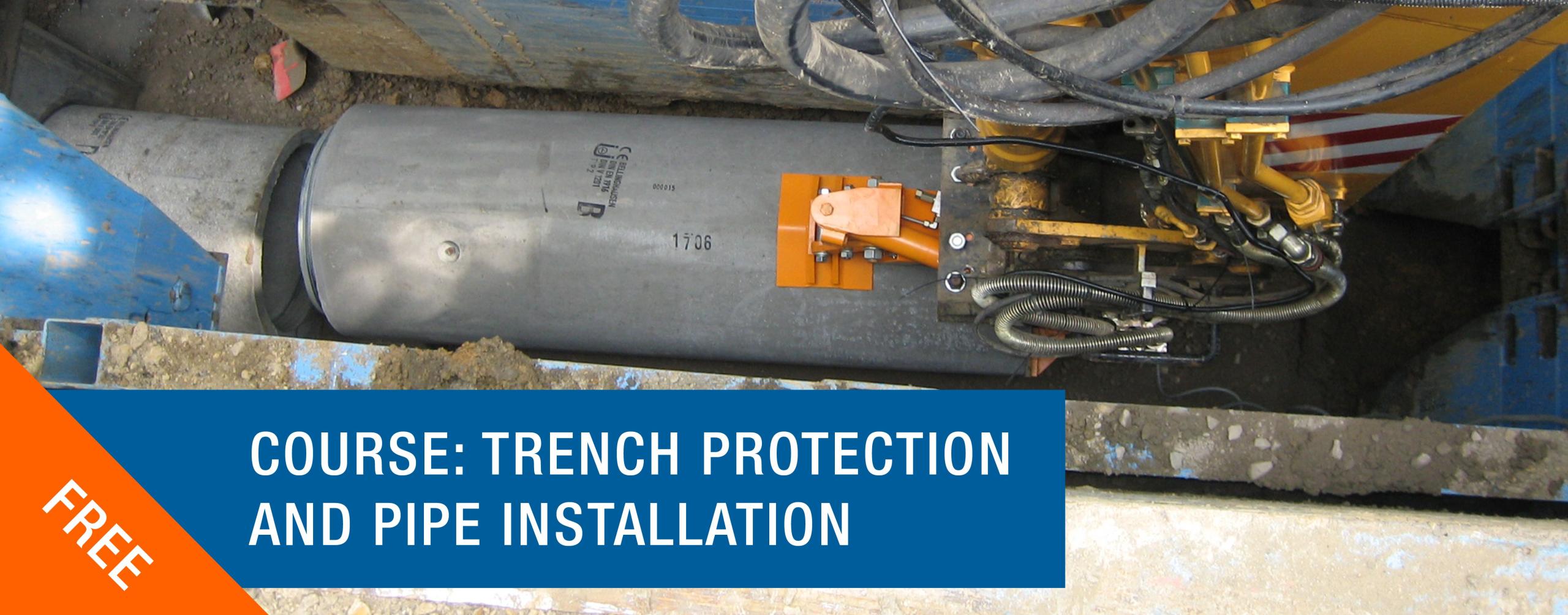 UNITRACC.com Trench Protection and Pipe Installation (Course BE-50)